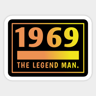 1969 birthday Sticker